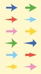 彩色箭头素材