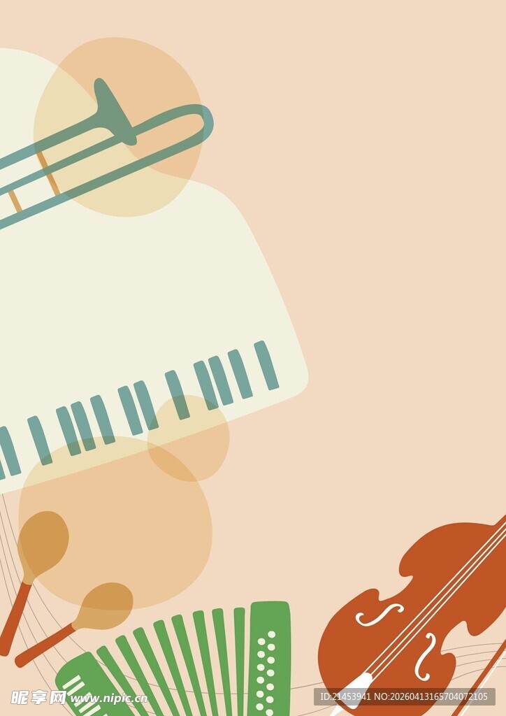 乐器背景素材