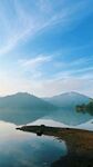 宁静山水湖面风光美景