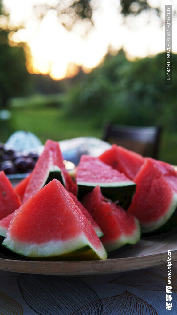夏日美味西瓜拼盘