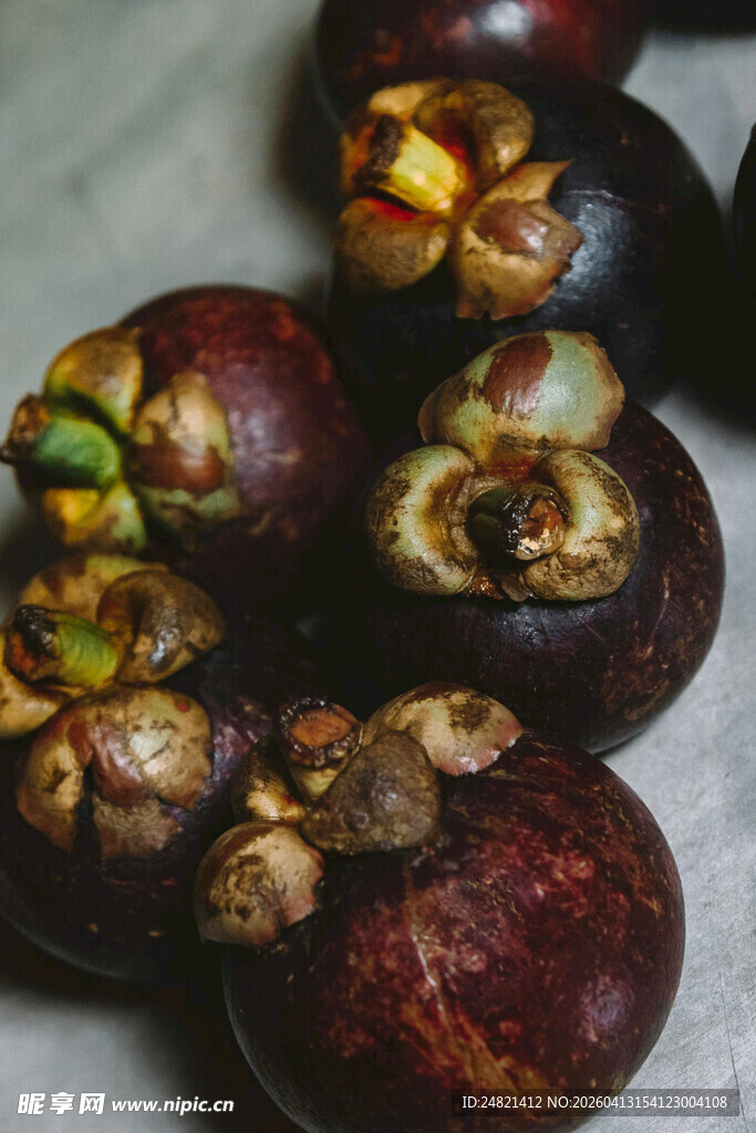 新鲜山竹特写