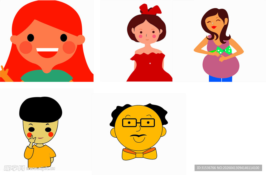 卡通人物形象集合