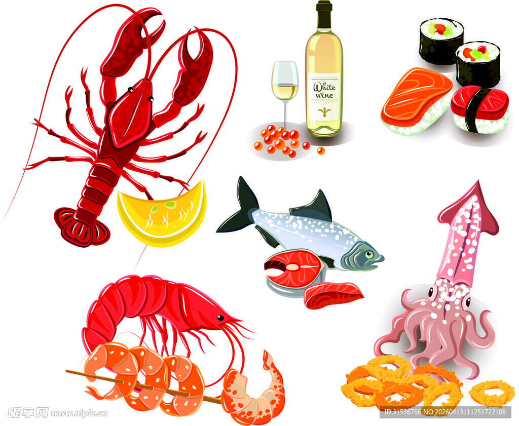 多样海鲜美食大集合