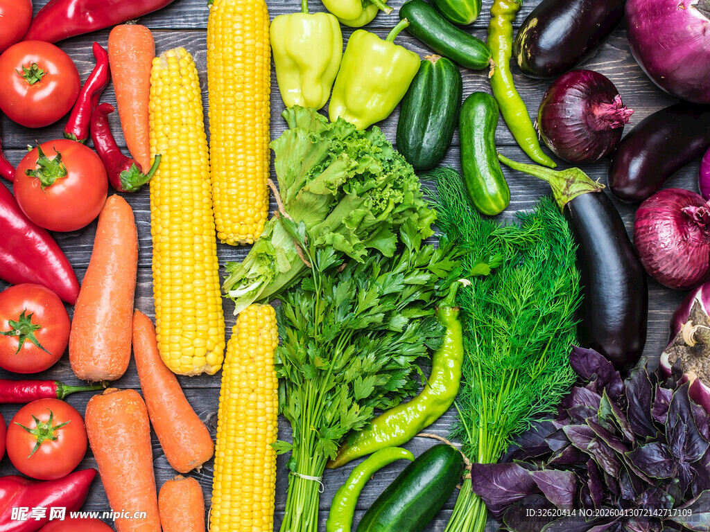 多彩新鲜蔬菜大集合