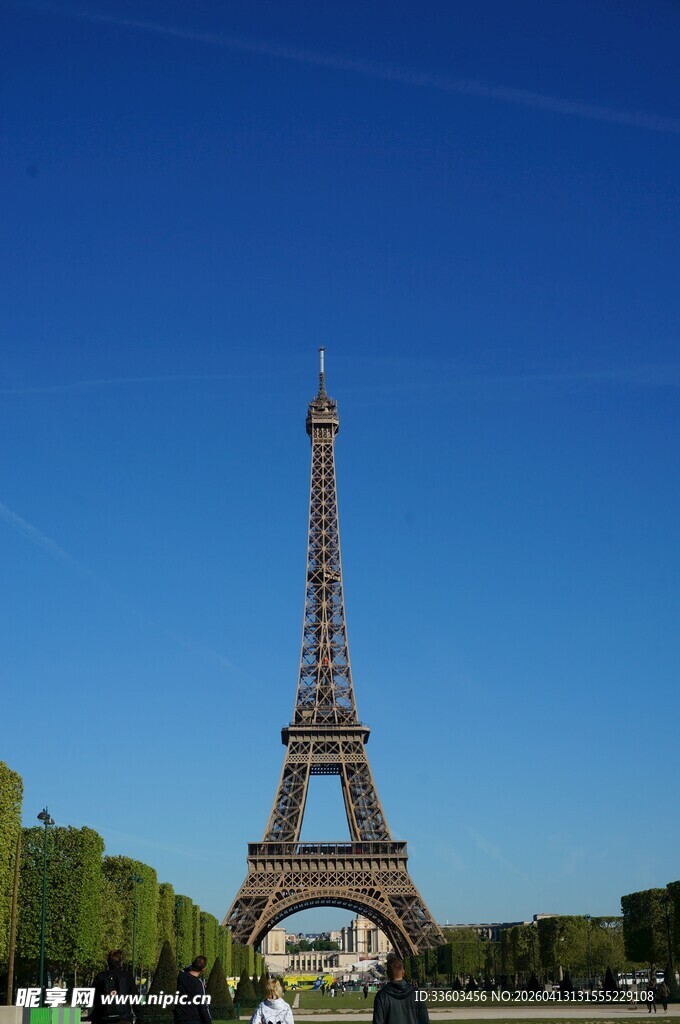 埃菲尔铁塔的壮丽景观