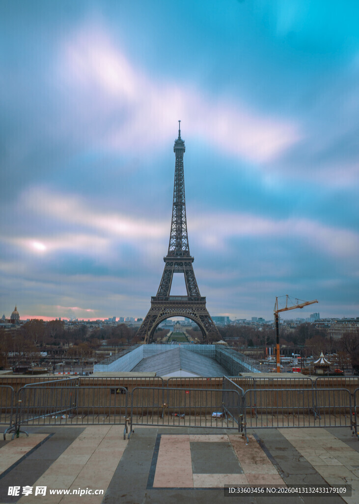 埃菲尔铁塔的壮丽景观