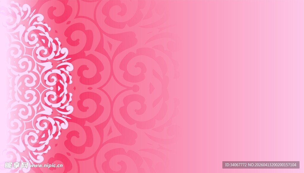 粉色花纹背景