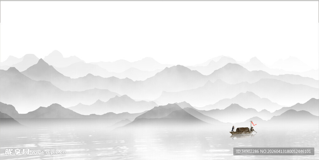 水墨山水背景