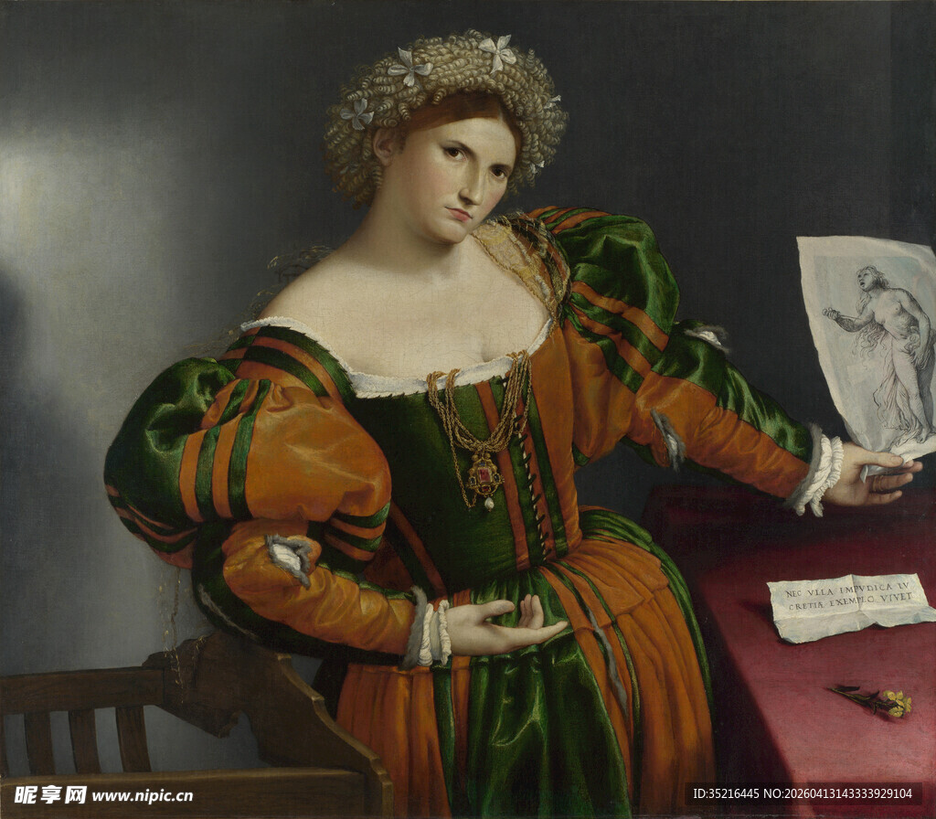 文艺复兴时期女子肖像