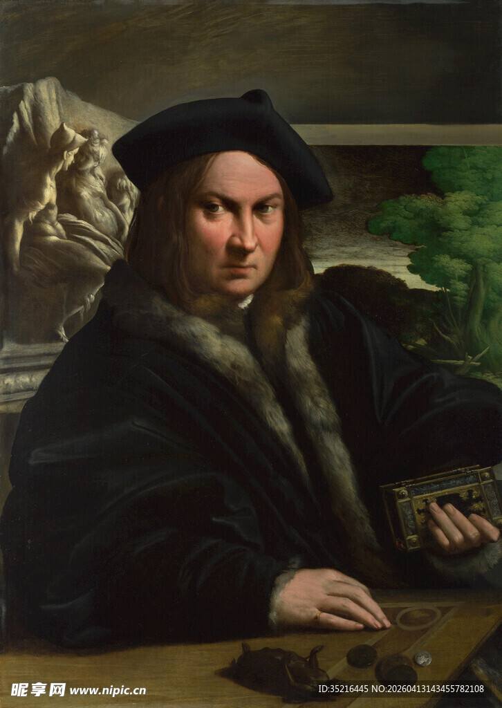 文艺复兴男子肖像画