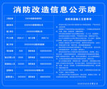 消防改造信息公示牌