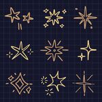 星星装饰图案
