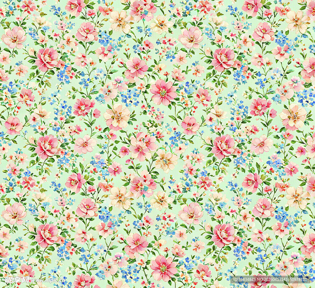 碎花 图案 印花