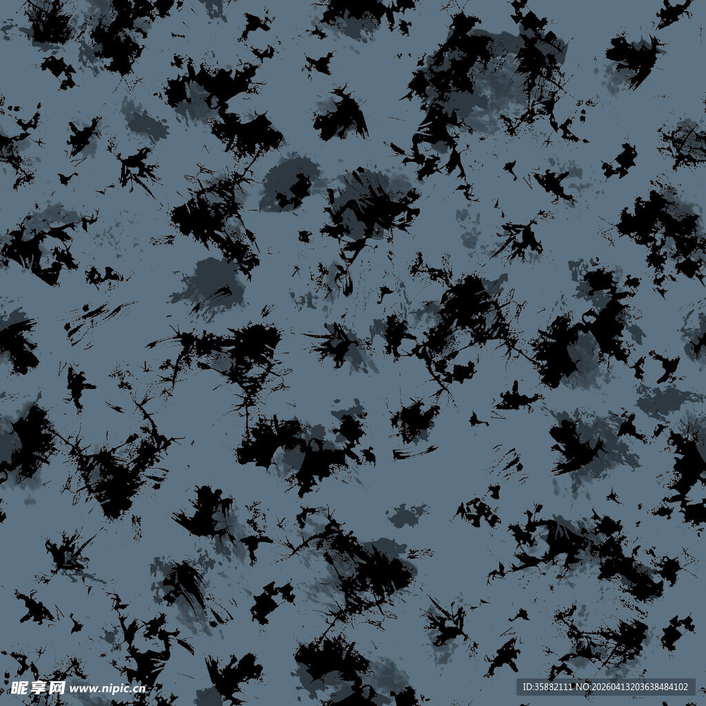 蓝底斑驳纹理图案