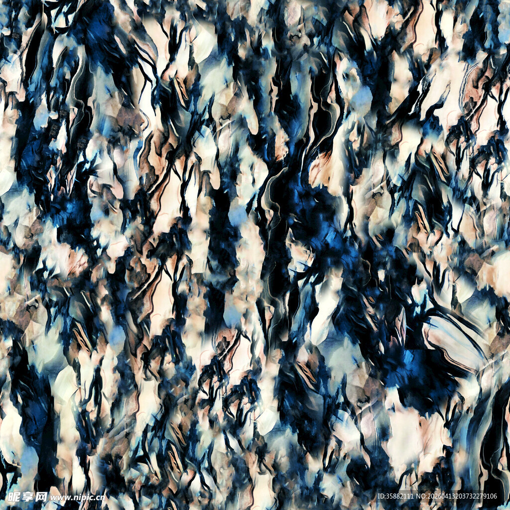 抽象蓝白纹理图案