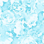 淡蓝色花卉水彩纹理图案