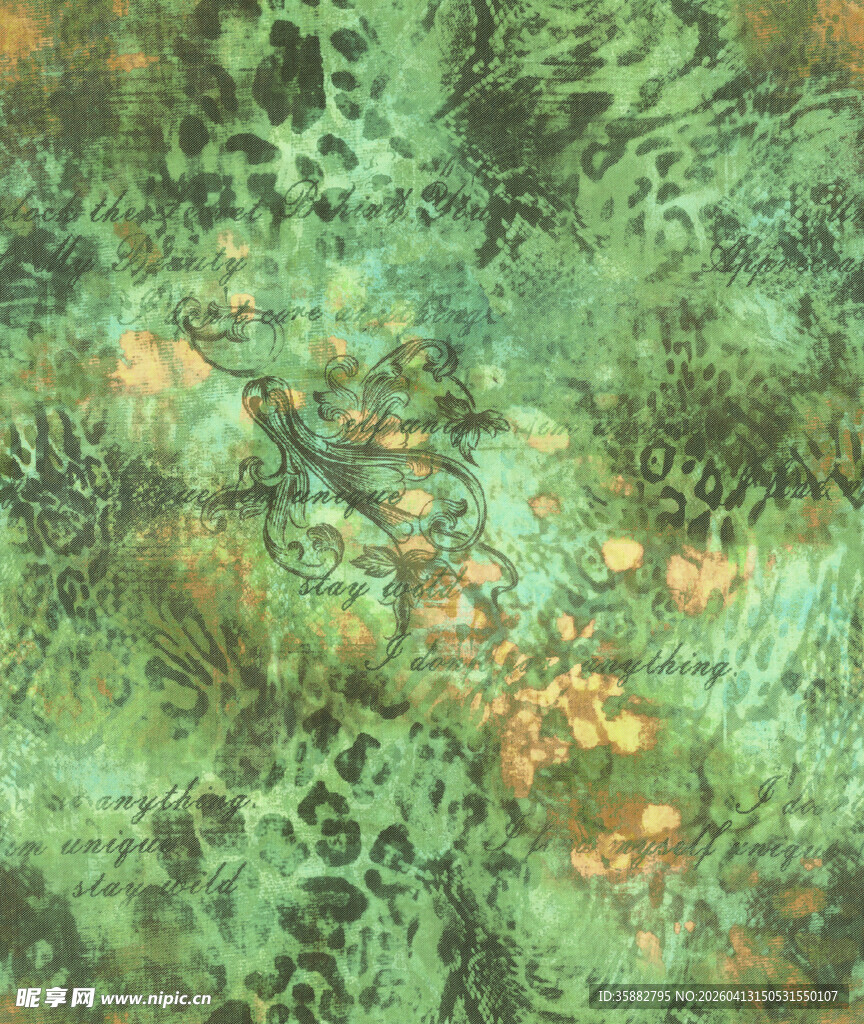 绿色抽象纹理图案背景