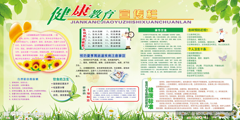 健康教育宣传栏