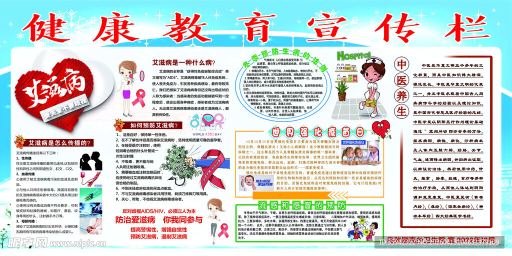 健康教育宣传栏