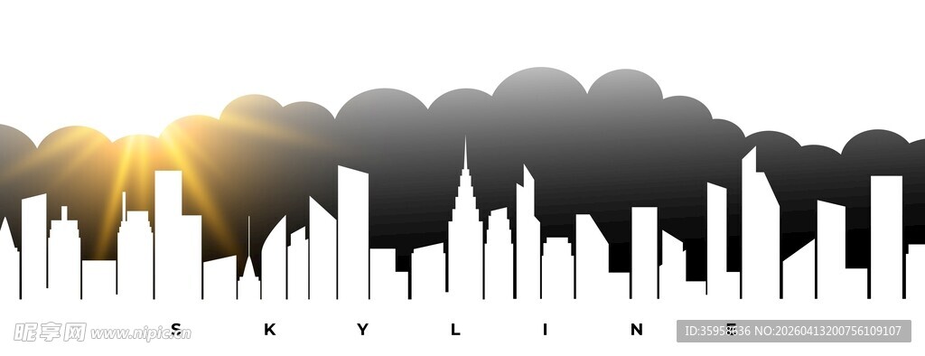 城市剪影背景