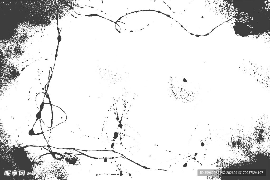 水墨喷溅背景