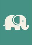 简约大象图标