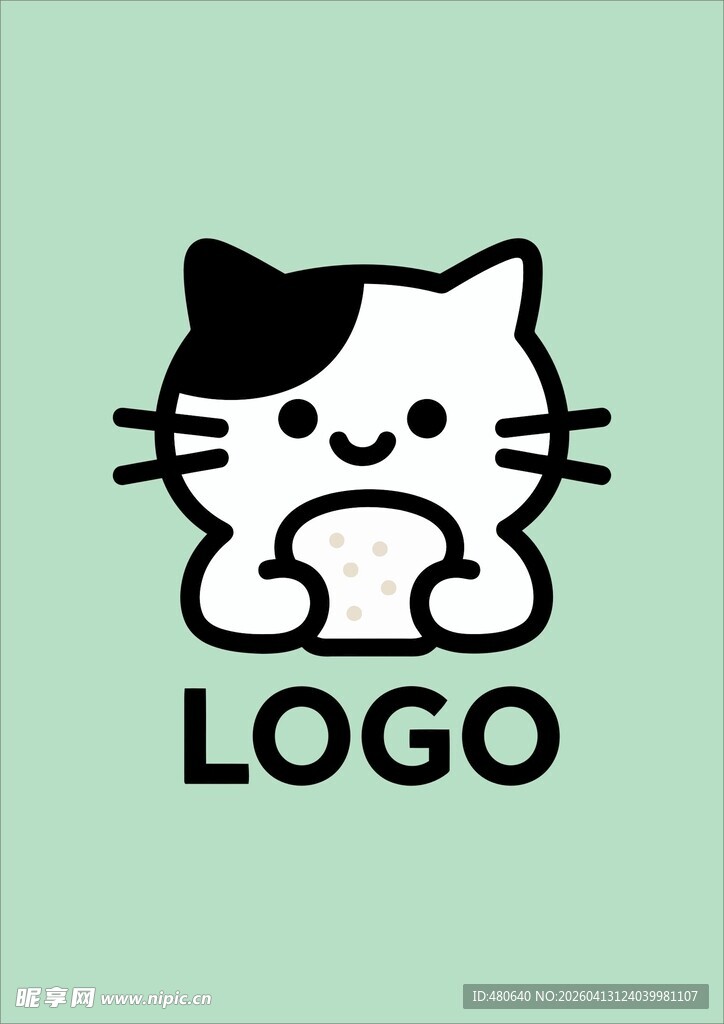 可爱猫咪品牌LOGO