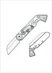 折叠刀设计草图