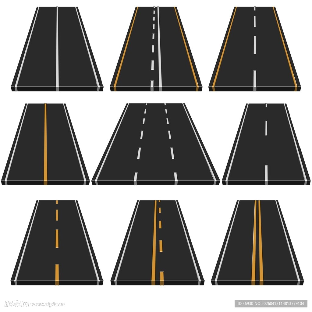 多形态公路道路设计图