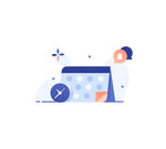 网页加载中的场景