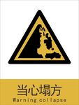 新国标当心塌方警示标志