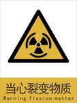 新国标当心裂变物质警示标志