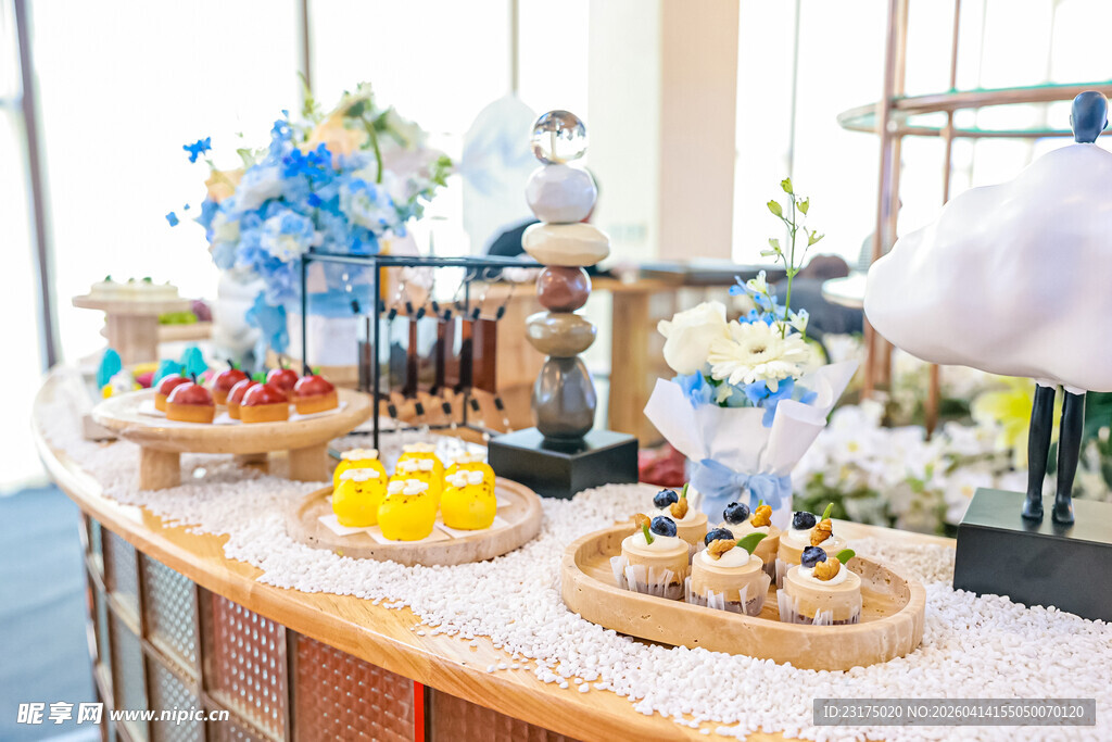 甜品摆台高清图片