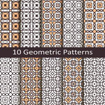 10款几何图案设计素材