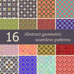 16款抽象几何无缝图案