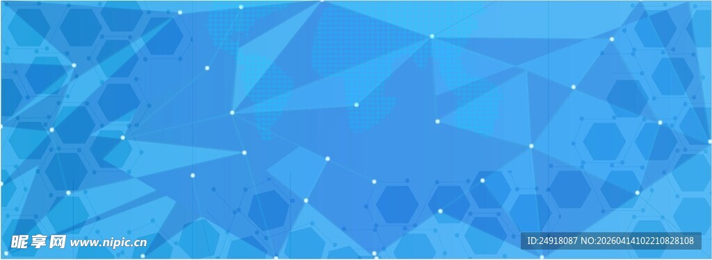 蓝色几何图案背景