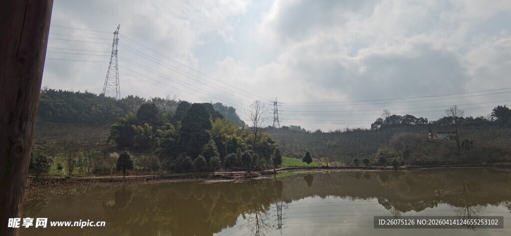 乡村水边风景