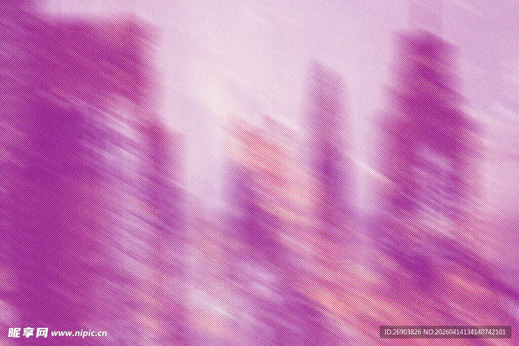 梦幻紫色城市模糊景象