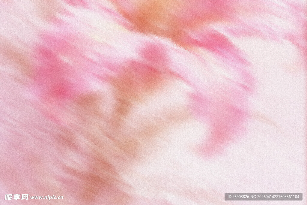 梦幻粉色系抽象花卉图案