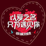 以爱之名只为遇见你