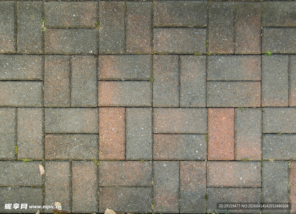 复古砖块地面纹理图