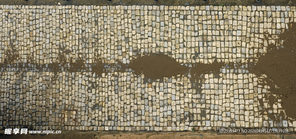 复古马赛克墙面纹理图案