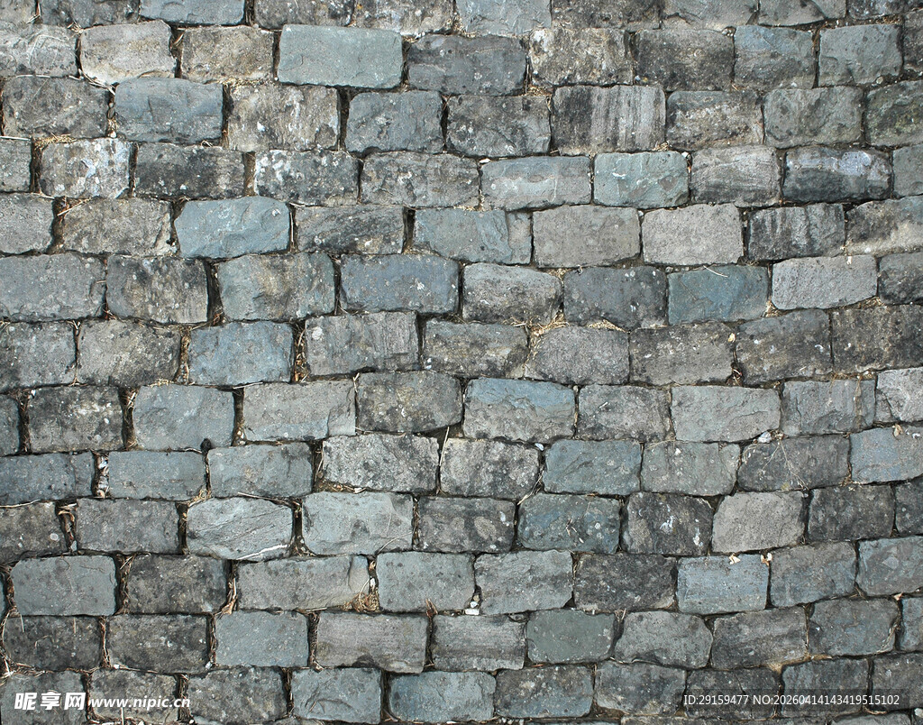 复古灰色砖墙纹理背景