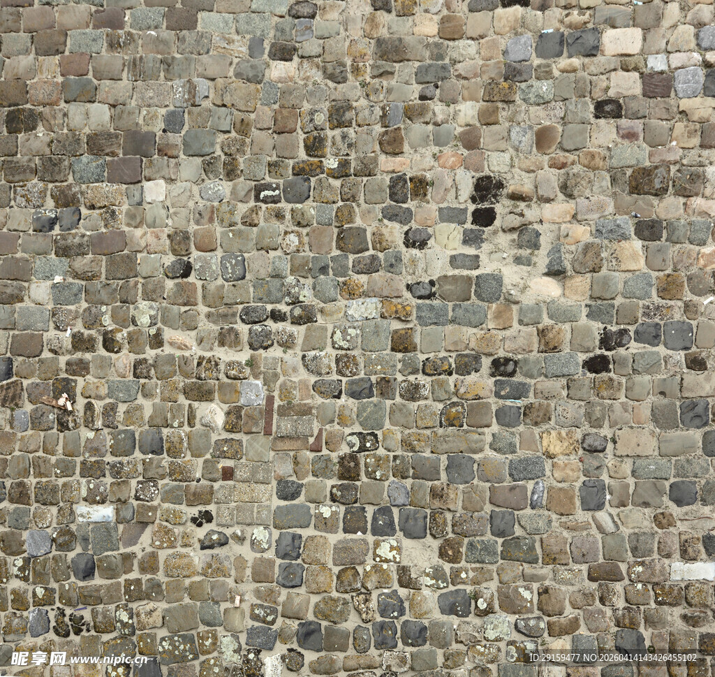 石质马赛克墙面纹理