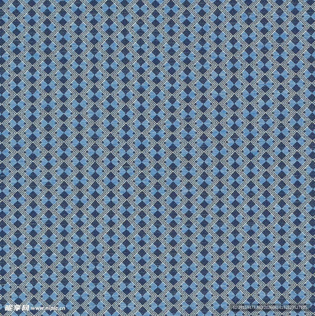 蓝色网格纹理图案