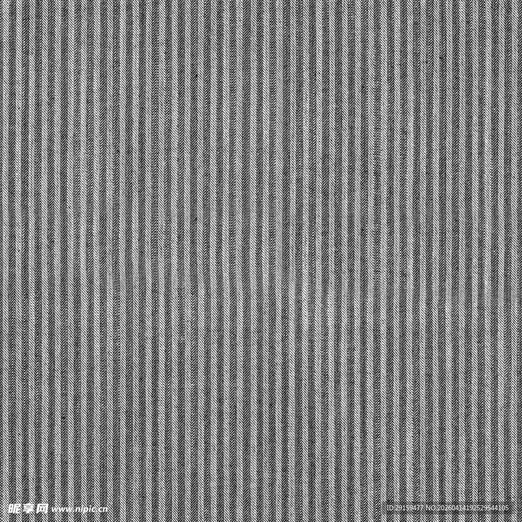 灰色竖条纹纹理布料