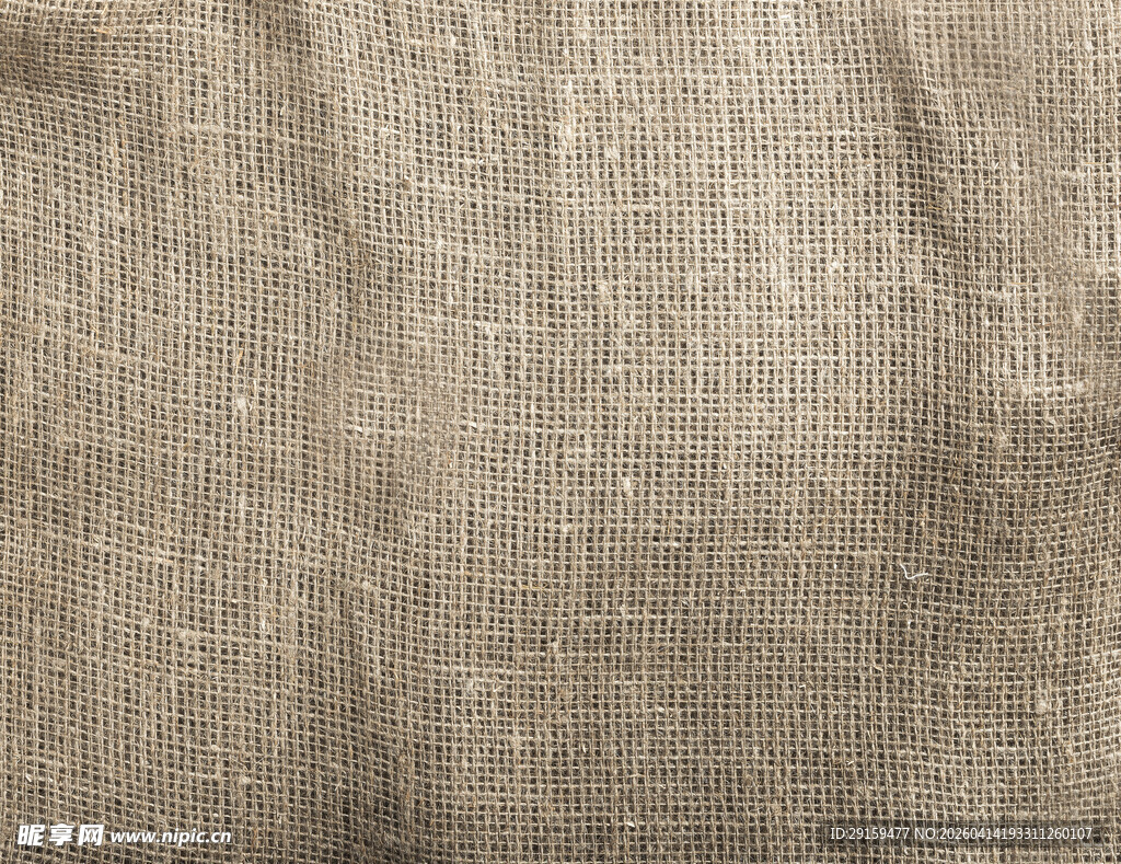 浅棕色麻布纹理背景