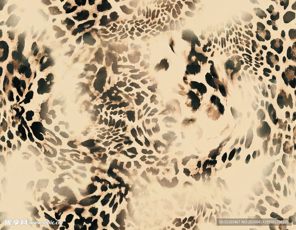 豹纹图案背景纹理