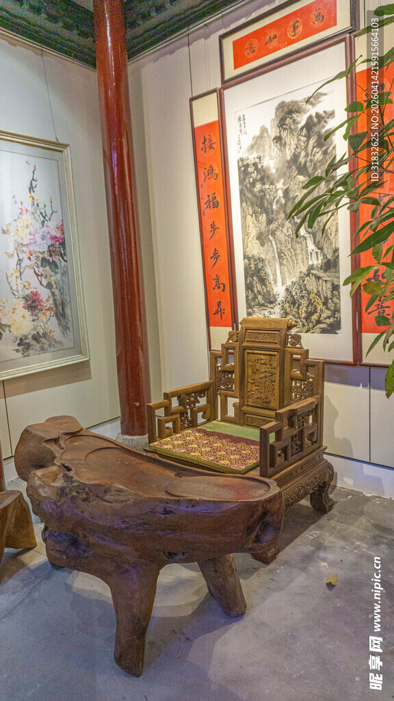 中式古典客厅雅致陈设