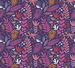 多彩花卉几何图案纹理